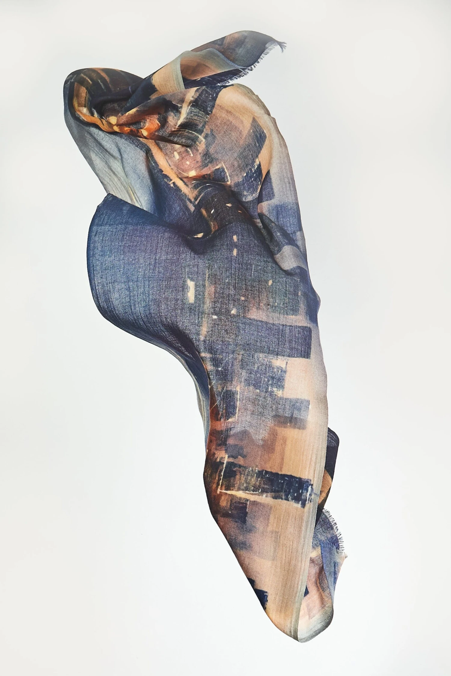 City Scape Print Scarf 3 City Scape Print Scarf