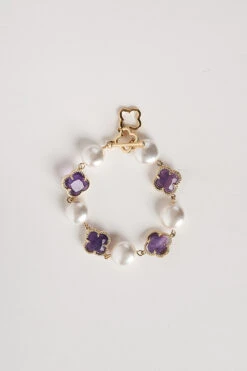 Clover Pearl Bracelet