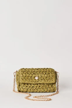 Crochet Weave Crossbody Bag