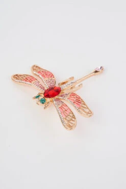 Dragonfly Jewelled Brooch