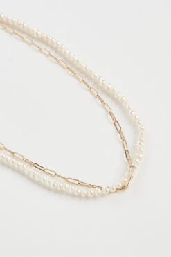 Elisse Pearl 2 In 1 Necklace 9 Elisse Pearl 2 In 1 Necklace -Blue Illusion elissepearl00001