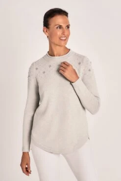 Embroidered Wool Jumper