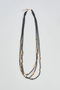 Evelyn Multirow Necklace