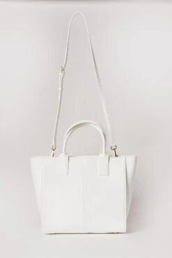 Floral Embroidery Leather Tote -Blue Illusion floralembleathertote00001 edit