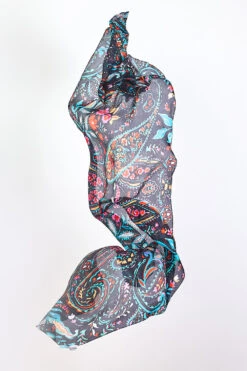 Floral Paisley Print Scarf