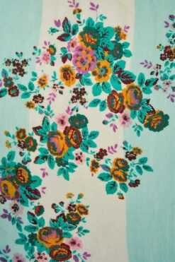 Floral Stripe Scarf 7 Floral Stripe Scarf -Blue Illusion floralstripe00002 2