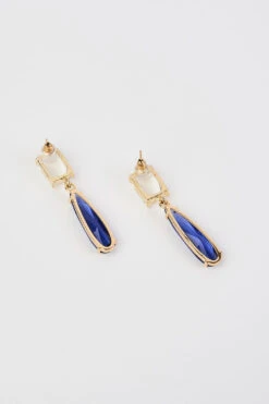 Glass Crystal Earring -Blue Illusion glasscrystalearring00002 2
