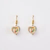 Glass Heart Earring -Blue Illusion glassheart00003 2