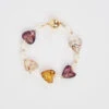 Glass Heart Bracelet