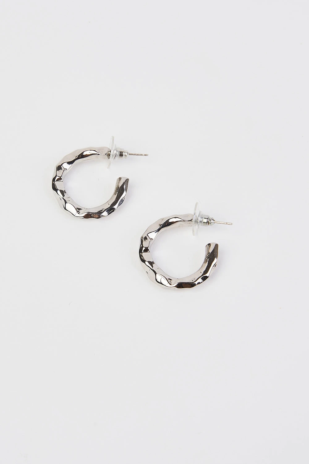 Hammered Hoop Earrings 5 Hammered Hoop Earrings - Image 3