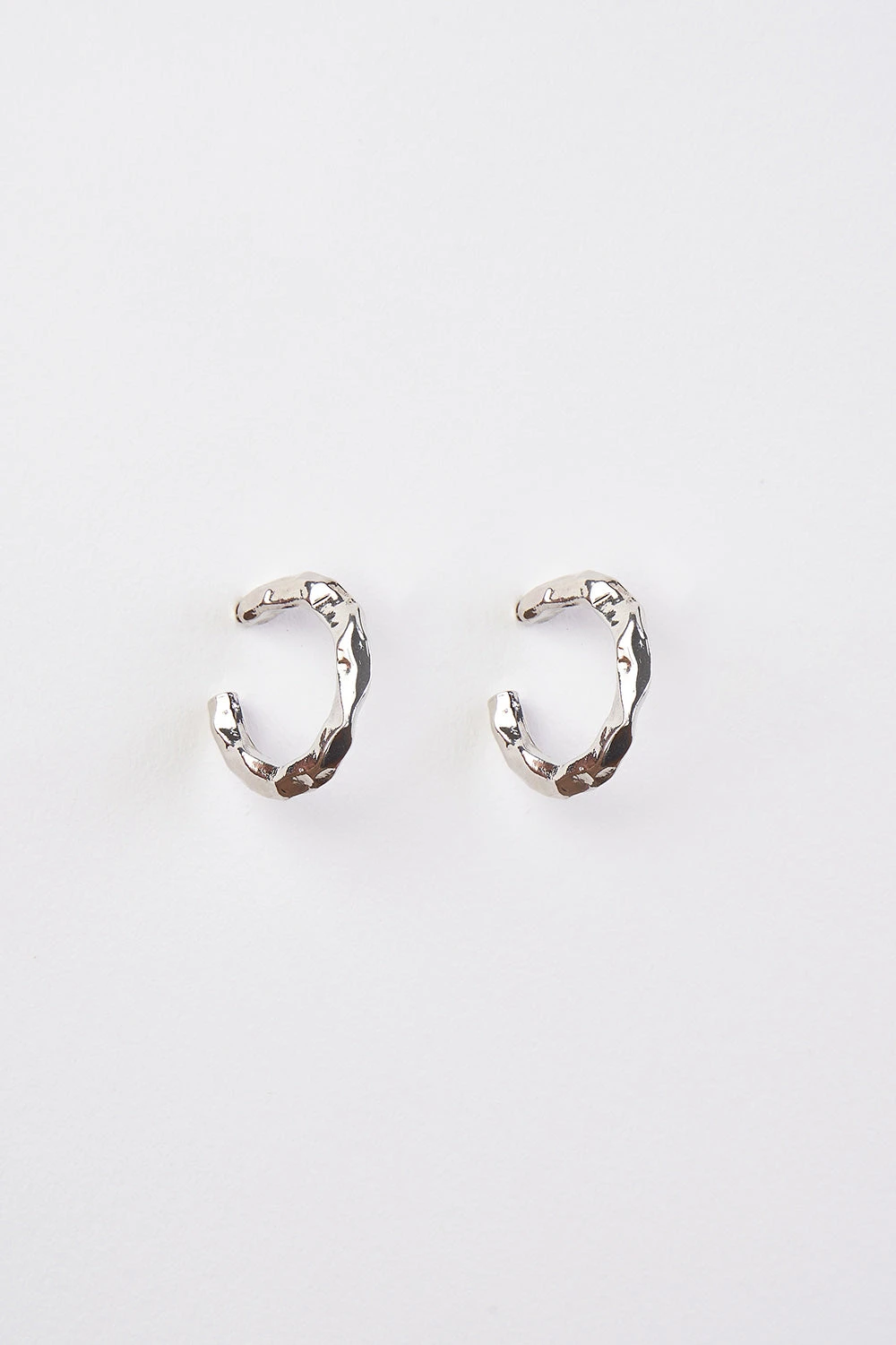 Hammered Hoop Earrings 3 Hammered Hoop Earrings