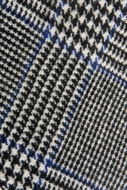 Houndstooth Baker Boy Cap -Blue Illusion houndstooth00004 edit