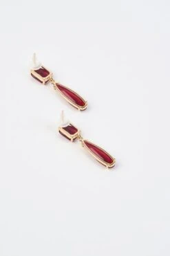 January Glass Stone Earrings -Blue Illusion janglassstone1955 Edit 2