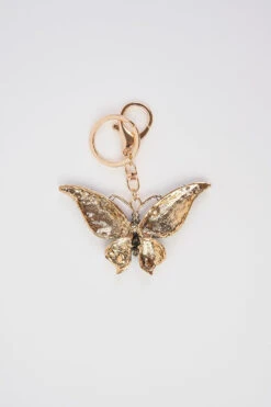 Jewelled Butterfly Keychain -Blue Illusion jewelledbutterflykeychain00002 2
