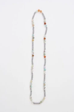 Lara Stone Necklace 9 Lara Stone Necklace -Blue Illusion laraknot1784 WEB