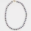 Lavender Beaded Choker -Blue Illusion lavenderbeadednl00004