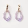Lavender Dual Hoop Earrings 1 Lavender Dual Hoop Earrings -Blue Illusion lavenderearrings00002