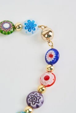 Les Fleurs Necklace -Blue Illusion lefleursnl 2