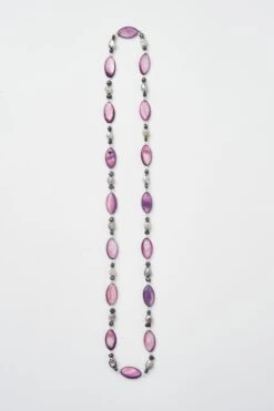 Lilac Resin Necklace