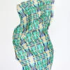 Lurex Check Scarf -Blue Illusion lurexcheck00002 2