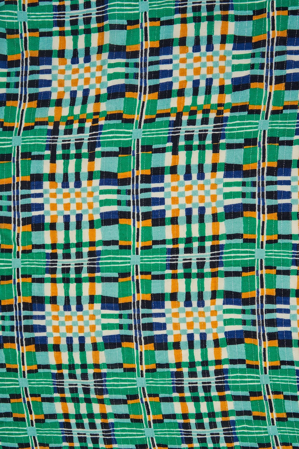 Lurex Check Scarf 6 Lurex Check Scarf - Image 4