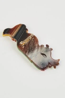 Nathalie Lété Parrot Brooch -Blue Illusion nathalieleteparrot00002