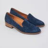 Navy Suede Loafer
