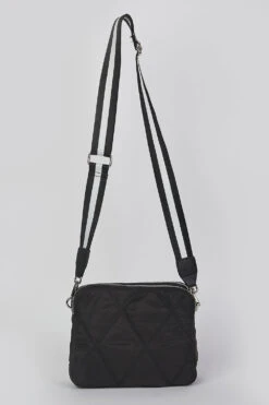 Black Noele Crossbody Bag -Blue Illusion noelenylon00012 edit