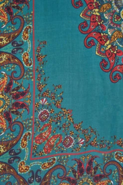 Paisley Square Scarf 9 Paisley Square Scarf -Blue Illusion paisley00004 edit