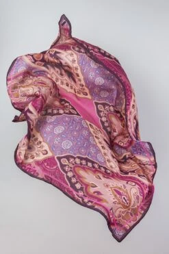 Paisley Border Print Scarf