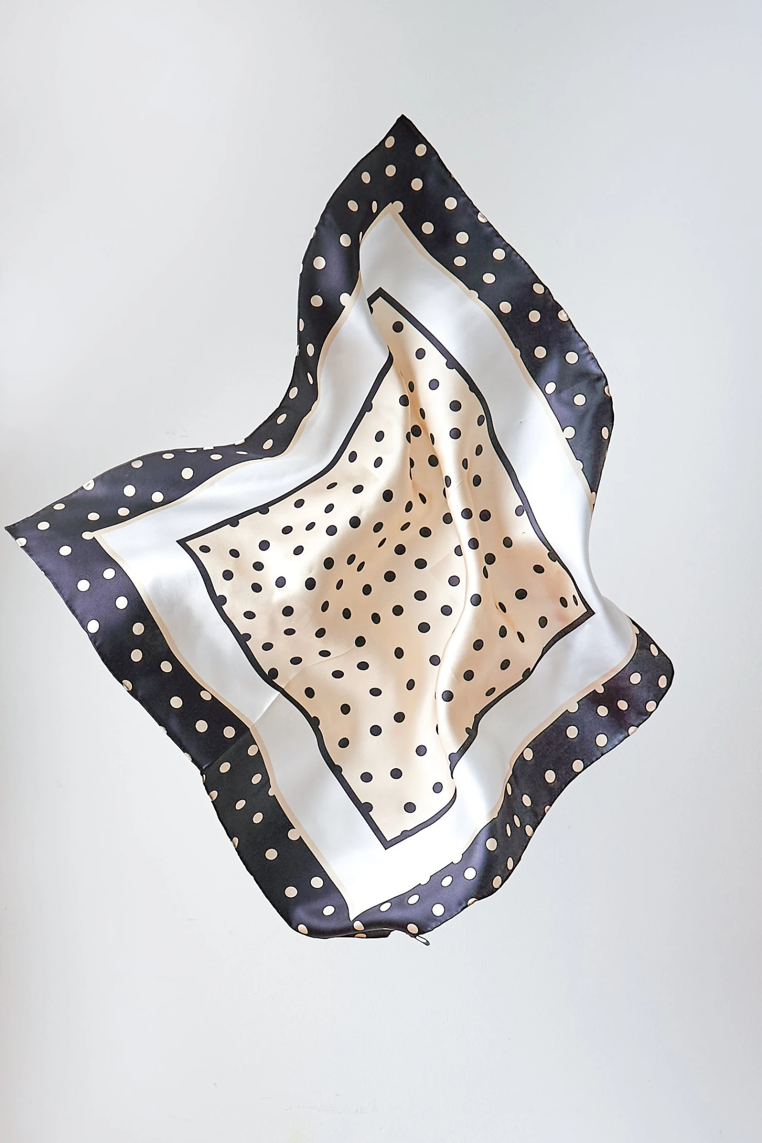 Polka Border Scarf 3 Polka Border Scarf