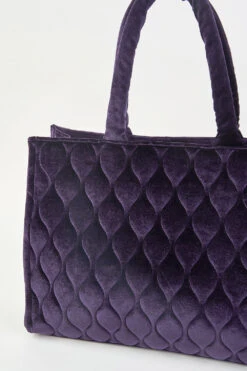 Quilted Velvet Tote 9 Quilted Velvet Tote -Blue Illusion quiltedvelvet00002 2