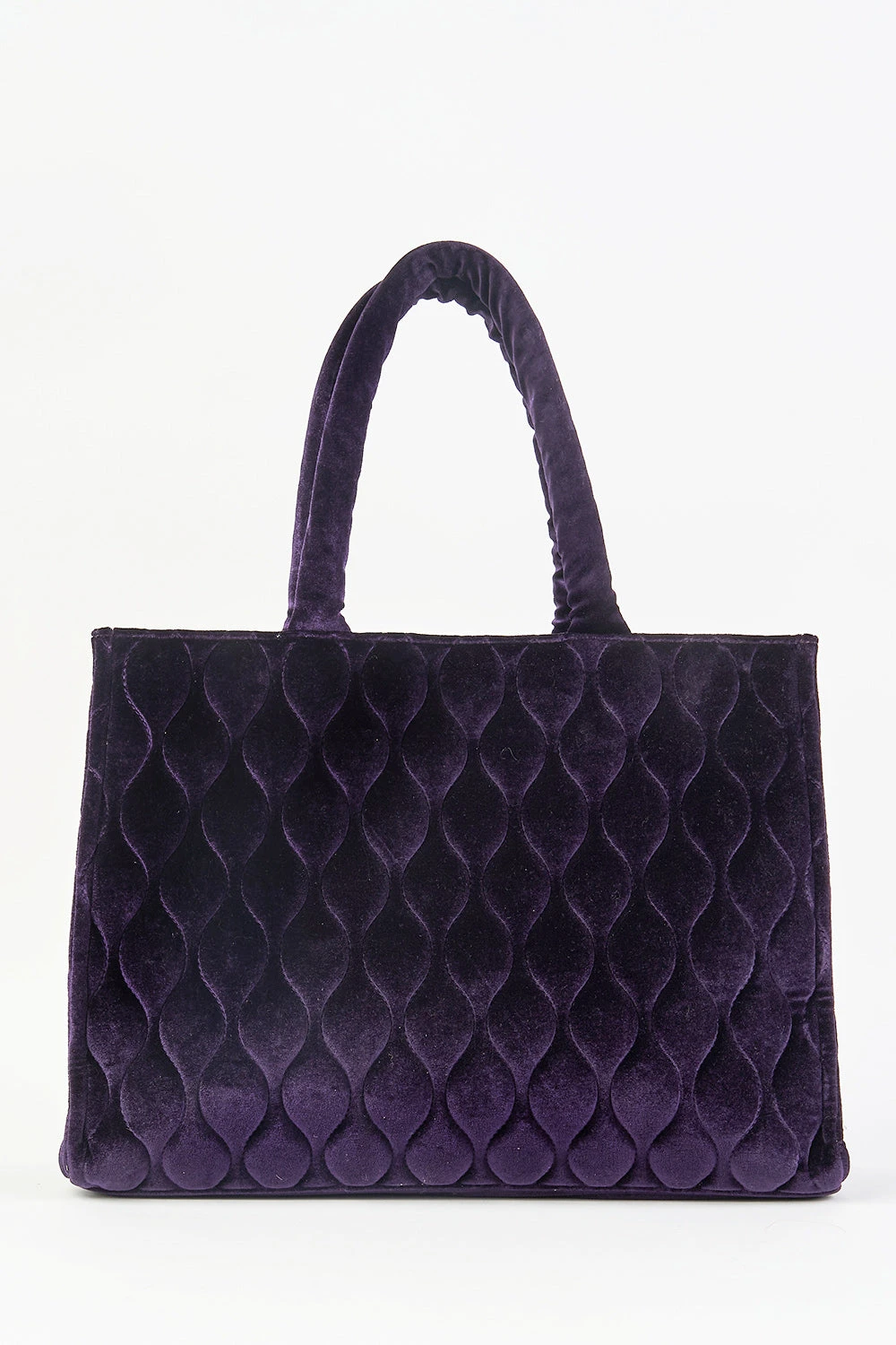 Quilted Velvet Tote 3 Quilted Velvet Tote