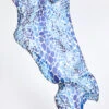 Reptilian Print Silk Scarf 1 Reptilian Print Silk Scarf -Blue Illusion reptillianscarf00001 2