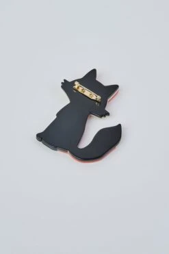 Resin Fox Brooch -Blue Illusion resinfox00002