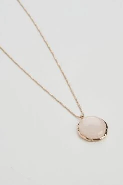 Rose Stone Necklace -Blue Illusion rosestone00002 edit