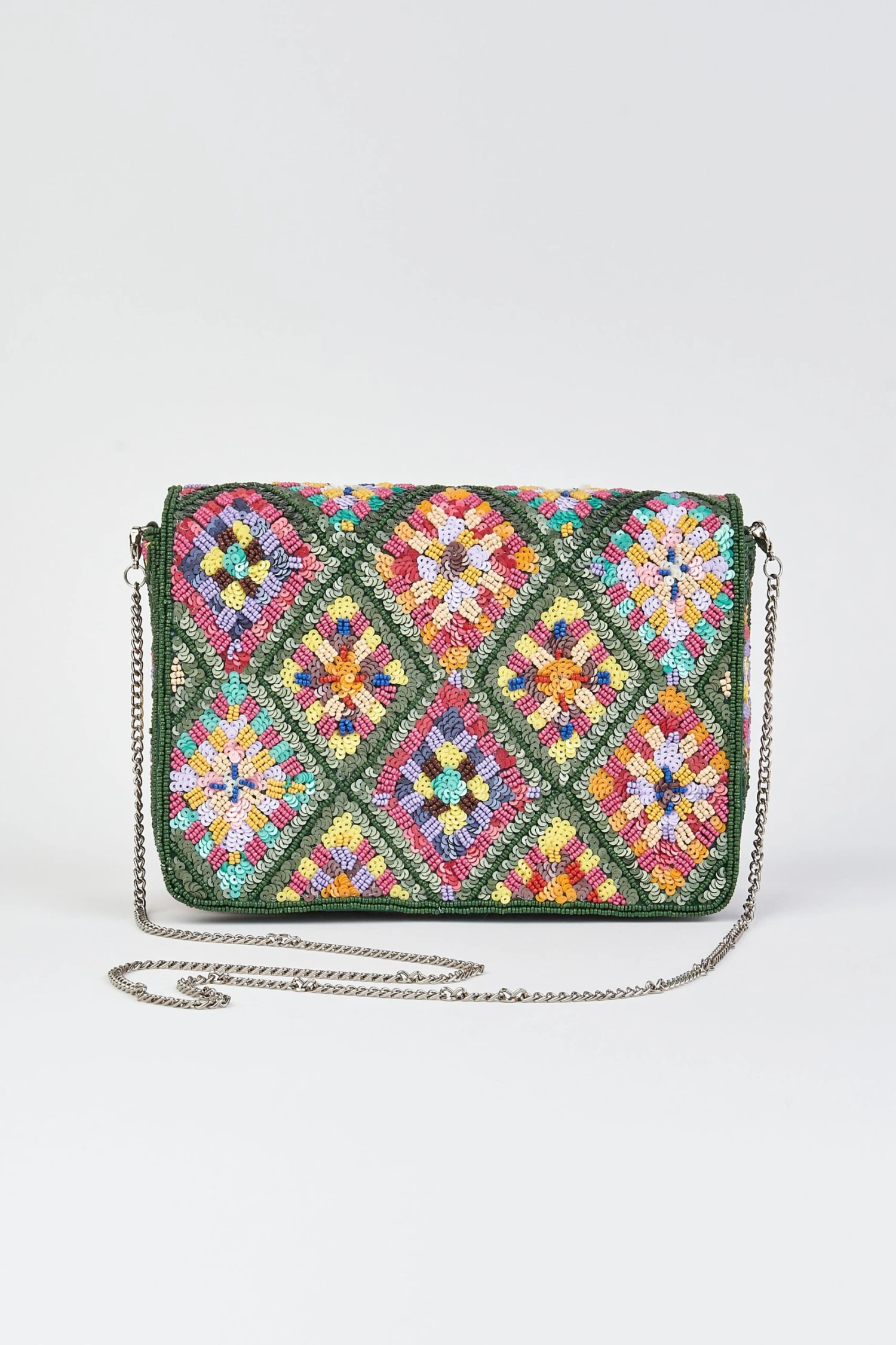Sequin Beaded Clutch 3 Sequin Beaded Clutch