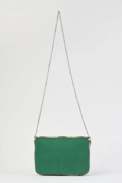 Sequin Beaded Clutch 10 Sequin Beaded Clutch -Blue Illusion sequinbag00004