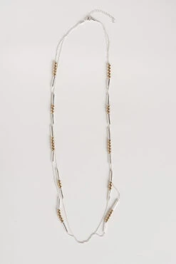Silver & Gold Layered Necklace