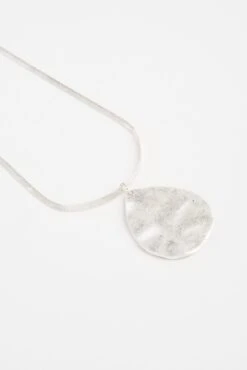 Silver Droplet Necklace 7 Silver Droplet Necklace -Blue Illusion silverdropletnl00001