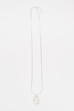 Silver Droplet Necklace