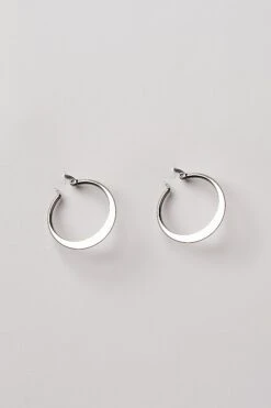 Silver Hoop Earrings