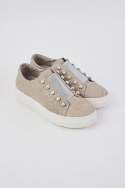 Silver Pearl Sneaker