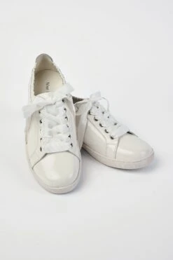 Sylvie Patent Plimsol -Blue Illusion sylvie00004 edit