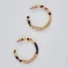Tortoiseshell Hoop Earrings 1 Tortoiseshell Hoop Earrings -Blue Illusion tortoise00003