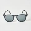 Trapeze Sunglasses Black -Blue Illusion trapezesunglassesblack00007