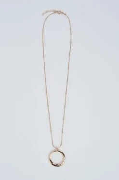 Vanessa Gold Pendant Necklace