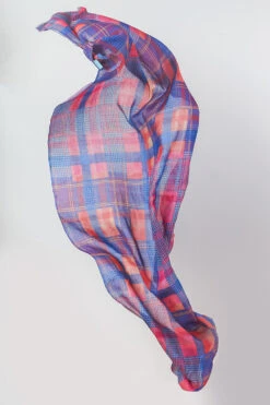 Vibrant Check Scarf