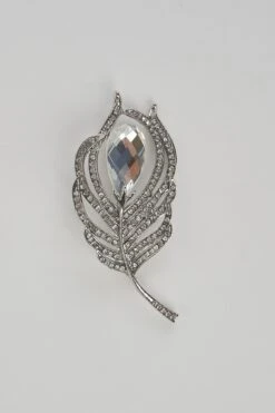 Silver Wheat Brooch